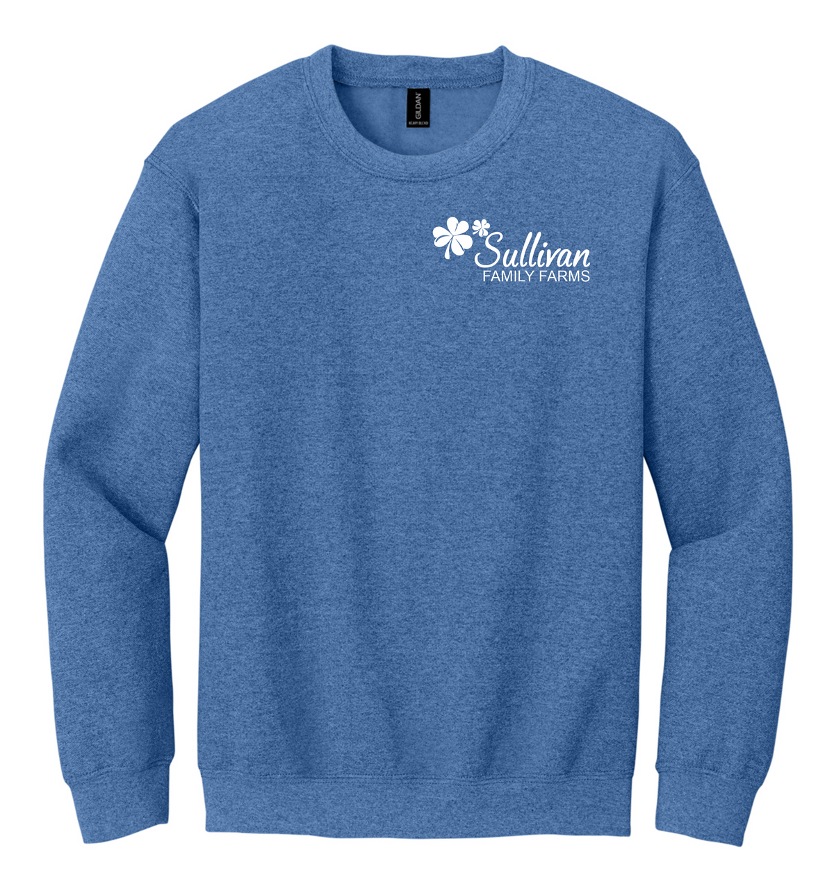 Gildan® Heavy Blend™ Crewneck Sweatshirt Pocket Design 18000