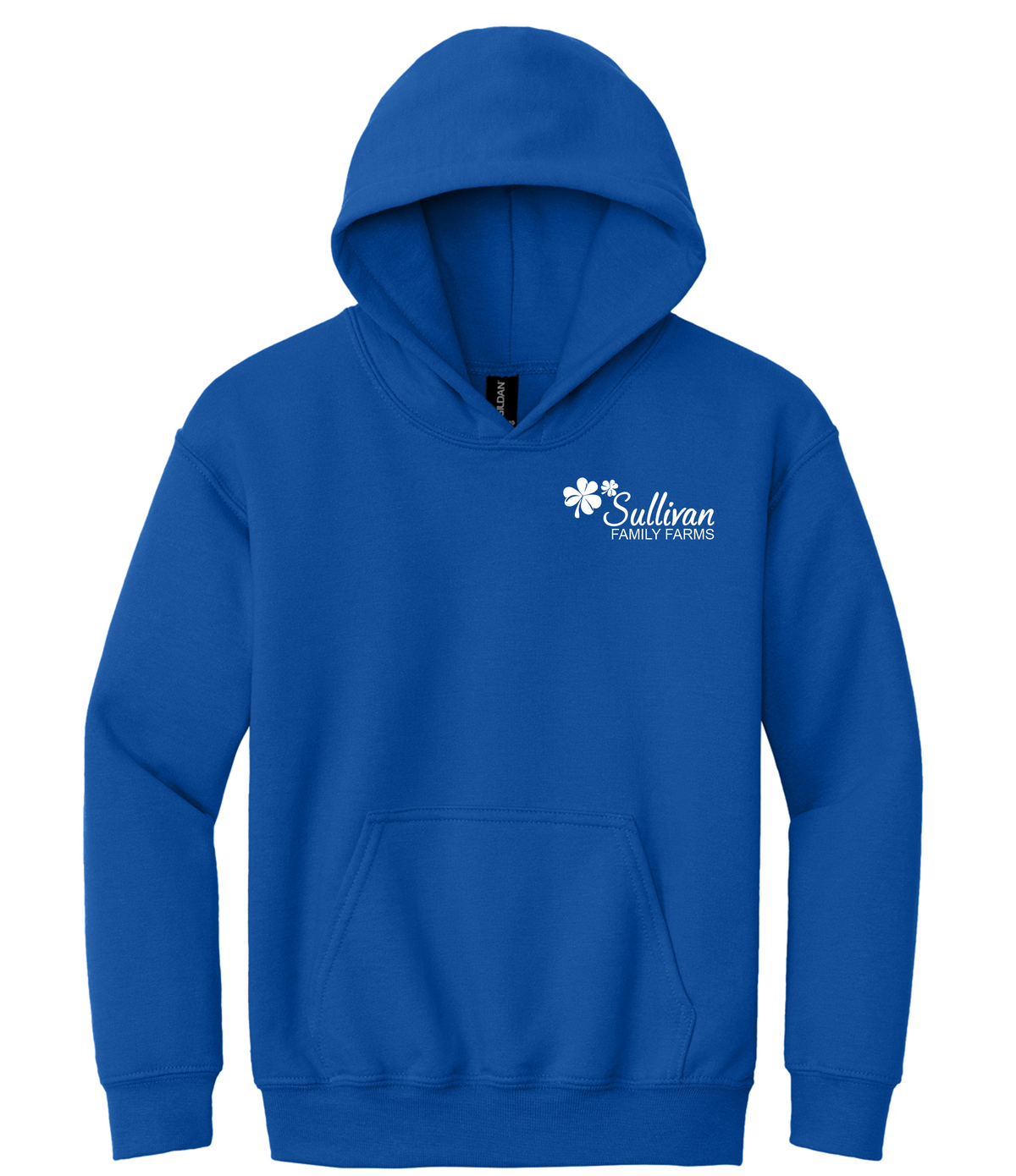 Gildan® YOUTH Heavy Blend™ Hooded Sweatshirt Pocket Design 18500B
