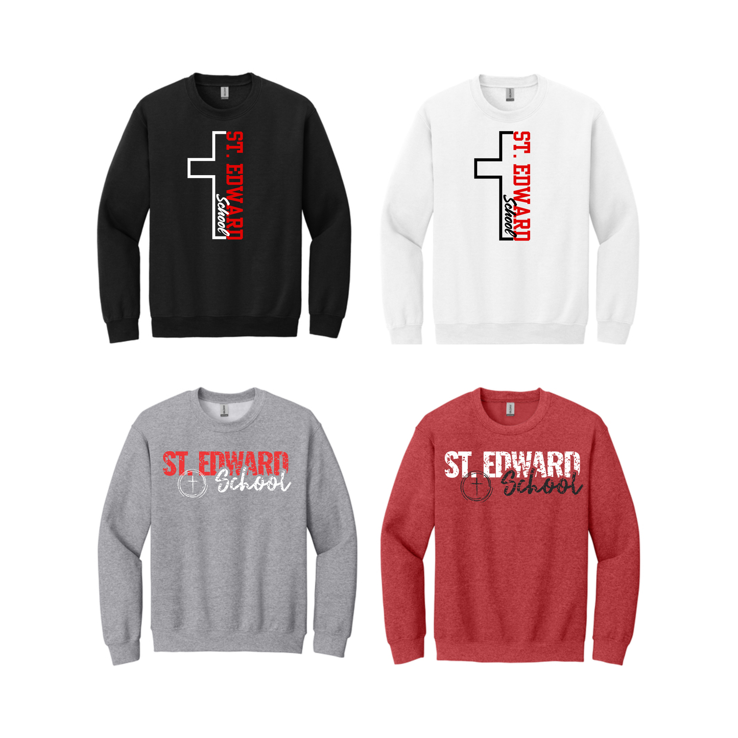 St. Edward Crew Neck Sweatshirt-ADULT