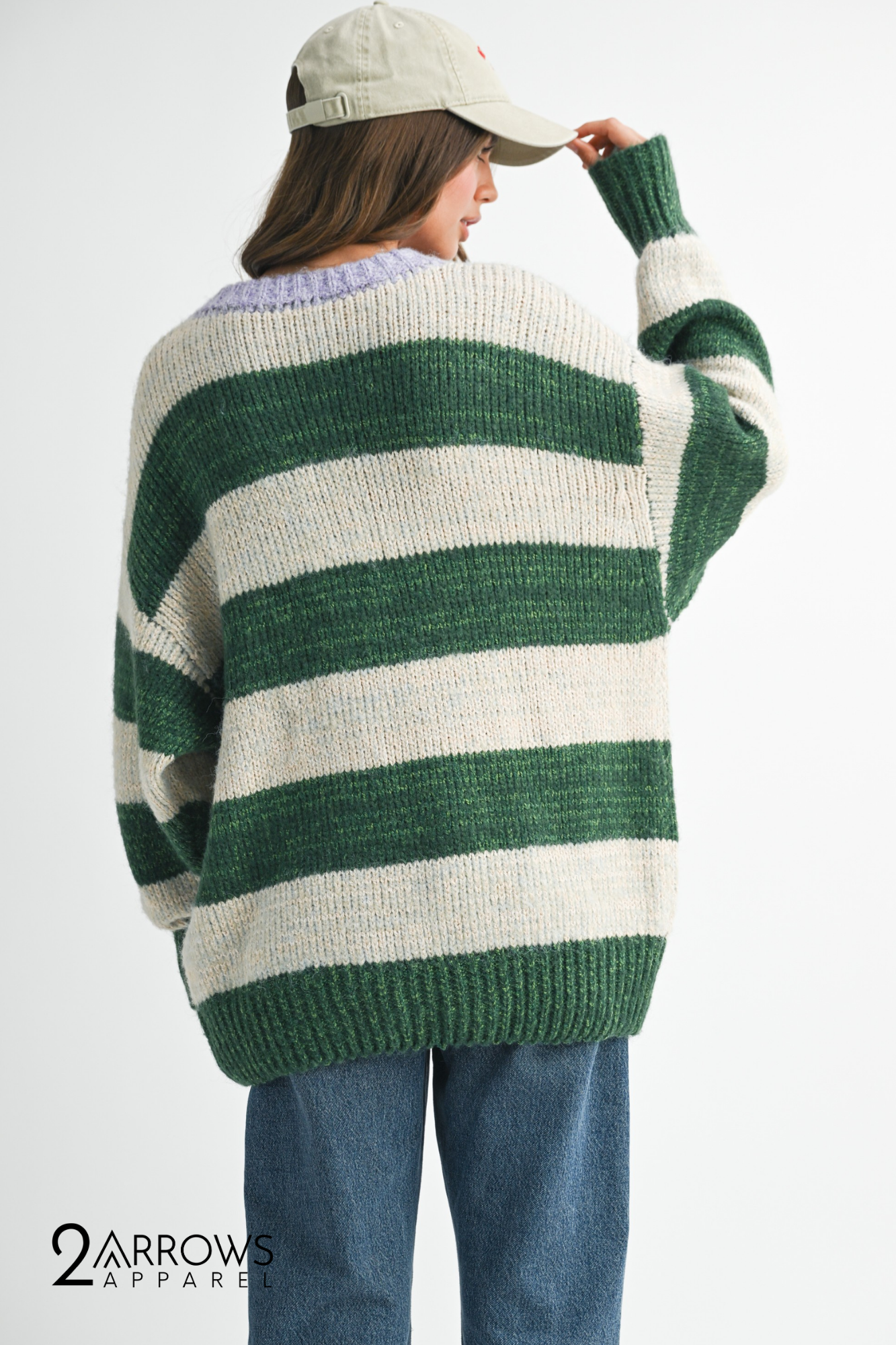 Oversized Striped Sweater