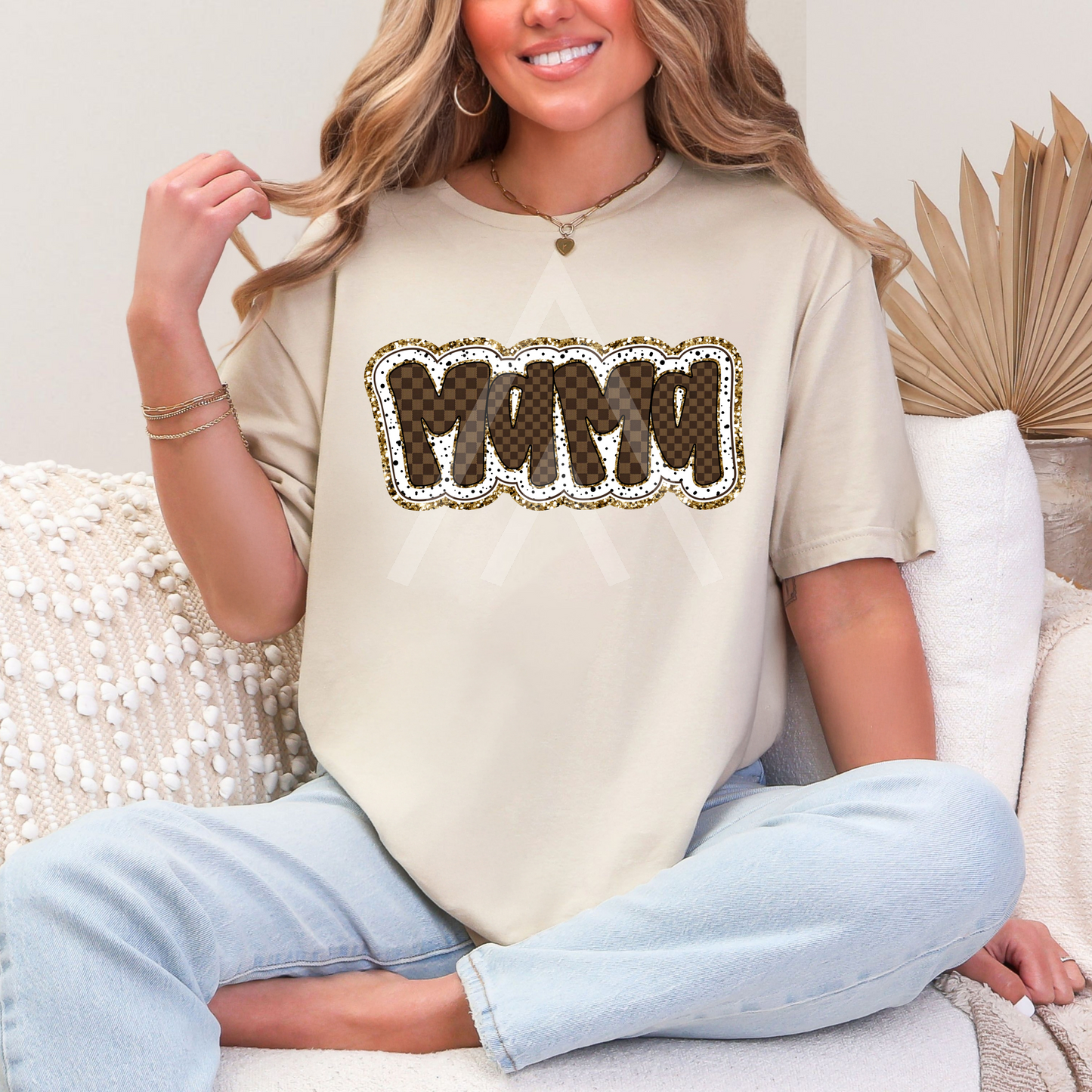Brown Checkered Mama