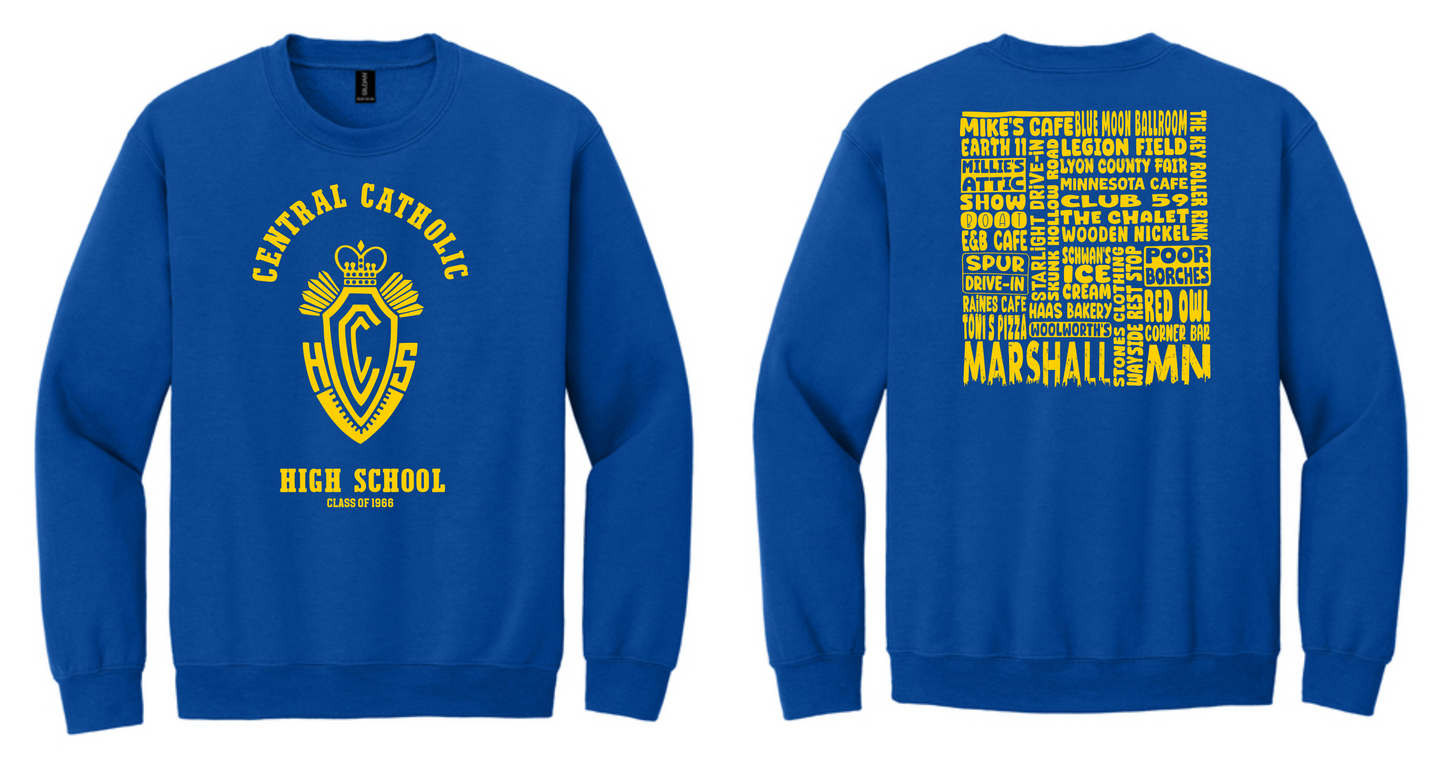 Gildan 18000-Marshall Central Catholic-Crew Neck Sweatshirt