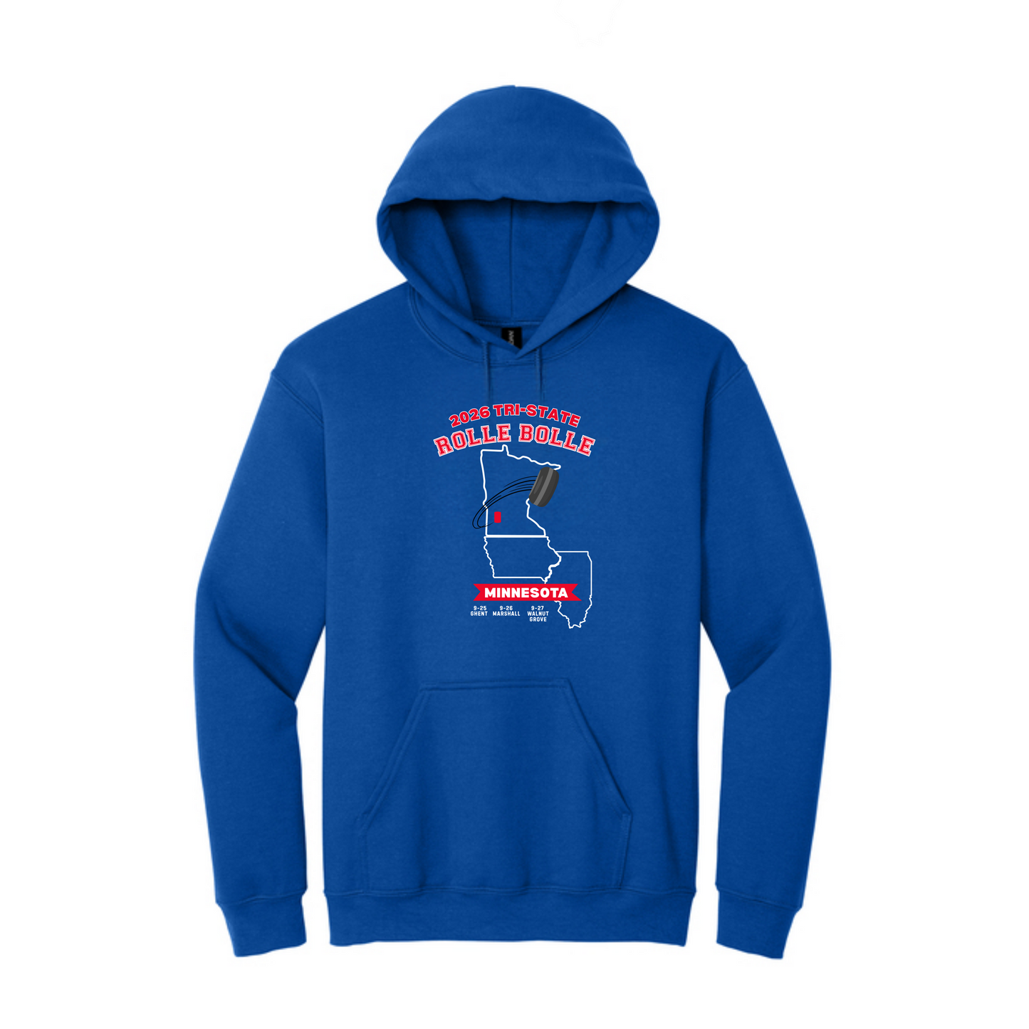 Gildan 18500-Tri State Rolle Bolle-Hooded Sweatshirt