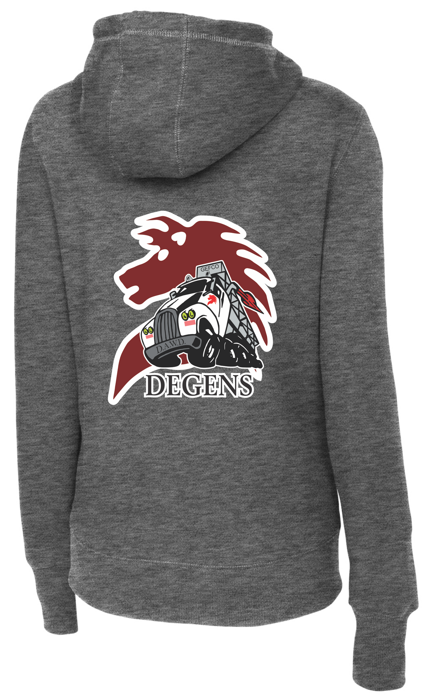 Sport-Tek Women's Pullover Hooded Sweatshirt - Degens LST254
