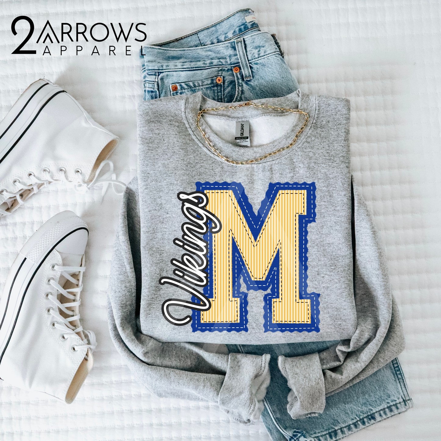 Prepster Mascot Sweatshirt - Minneota Vikings