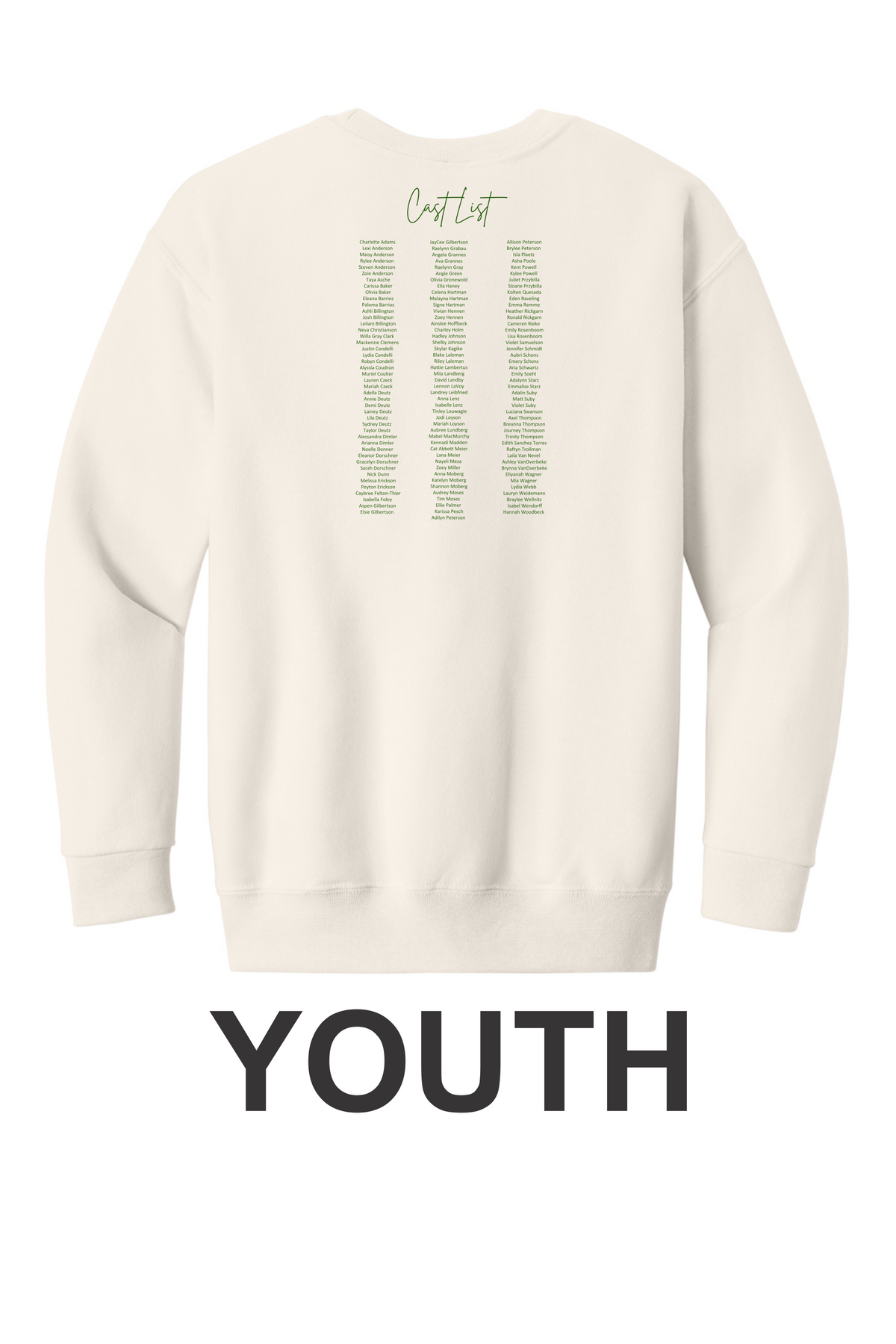 The Nutcracker With Bow-Crew Neck Sweatshirt-562BR-YOUTH