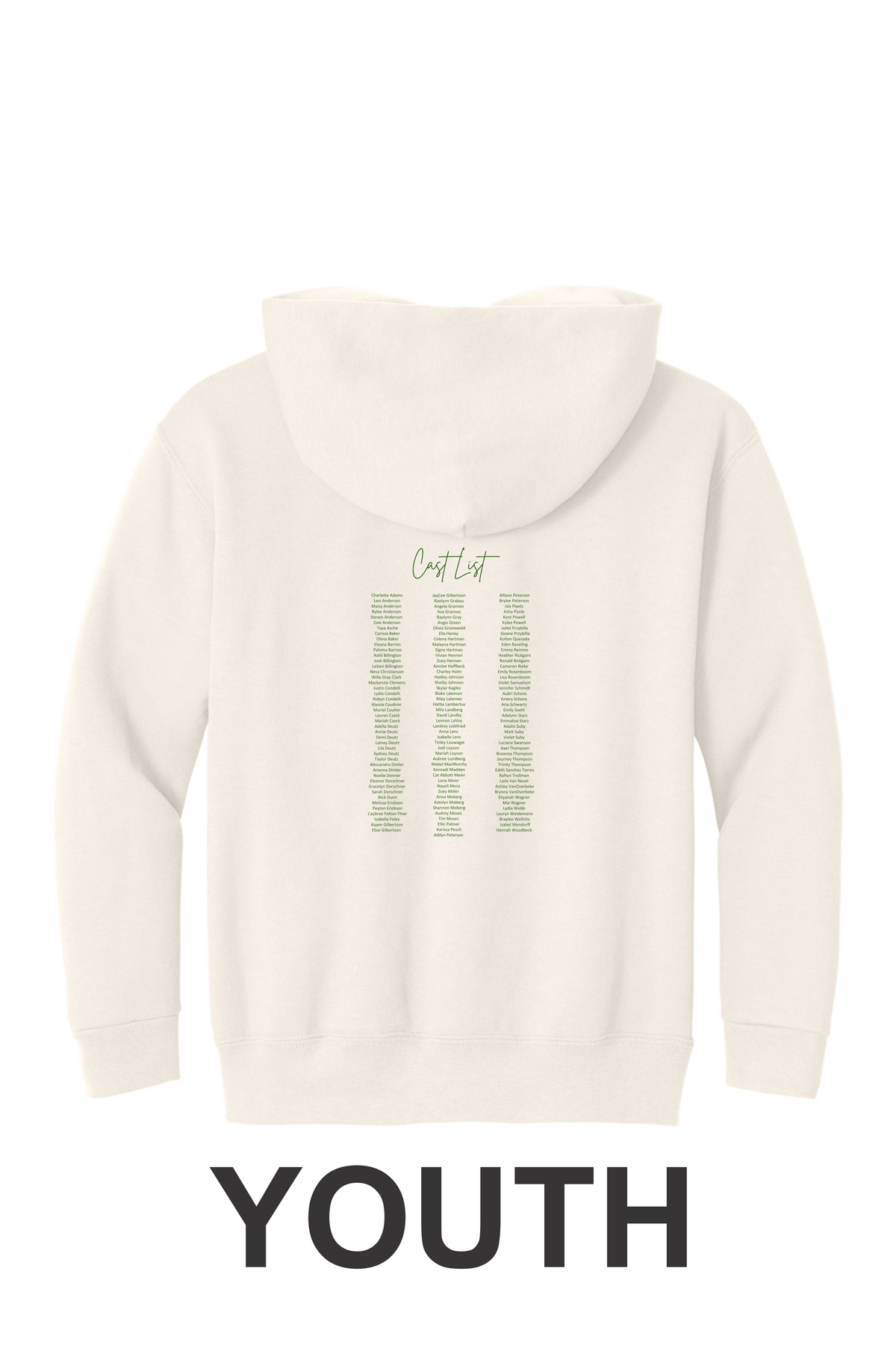The Nutcracker With Bow-Hooded Sweatshirt-996YR-YOUTH