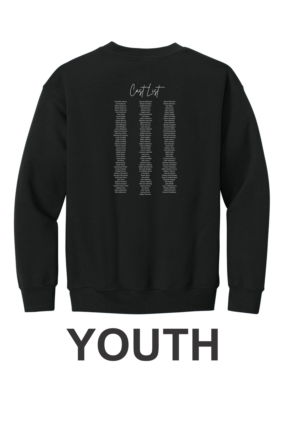 The Nutcracker With Dancer-Crew Neck Sweatshirt-18000B-YOUTH