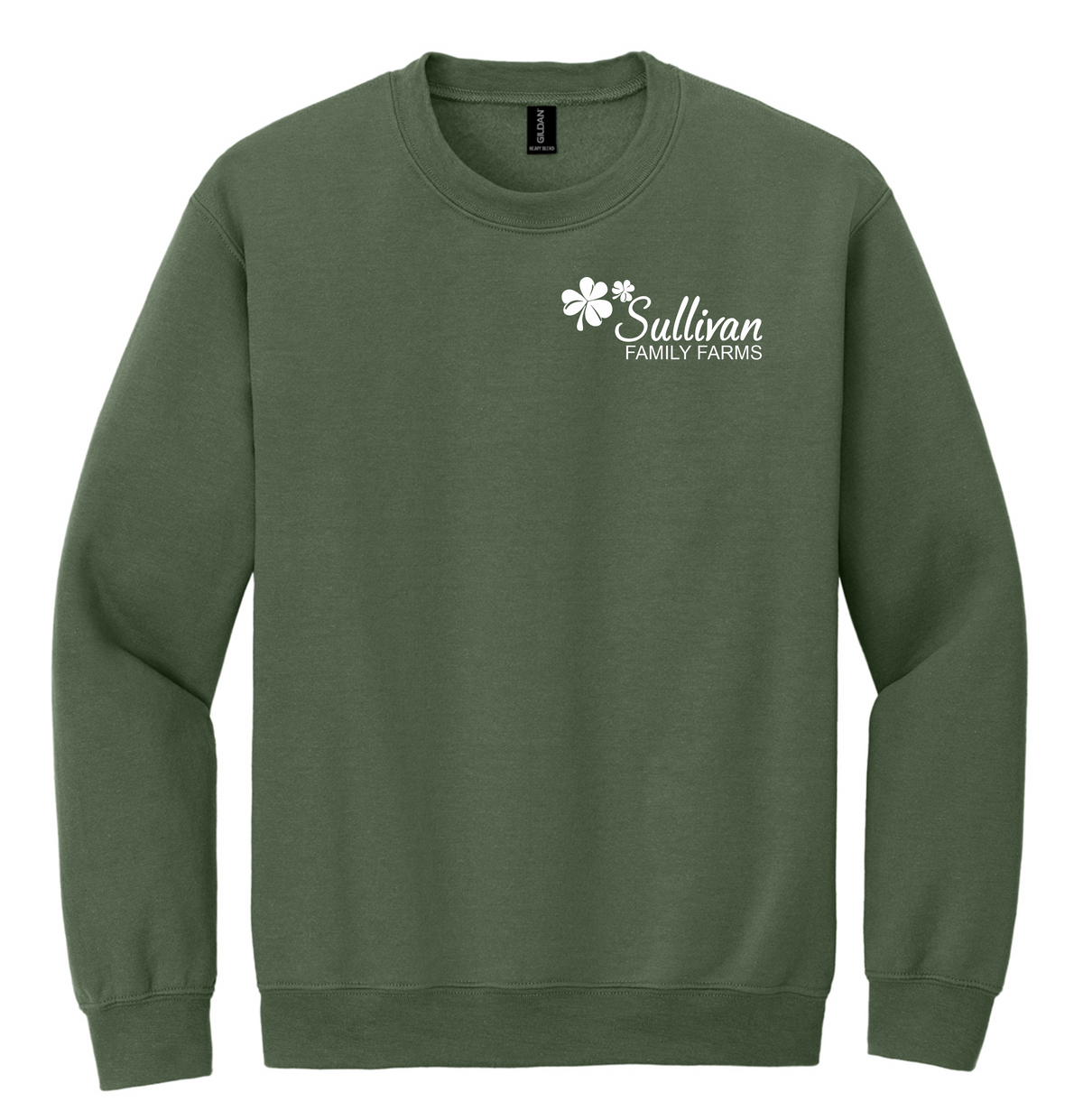 Gildan® Heavy Blend™ Crewneck Sweatshirt Pocket Design 18000