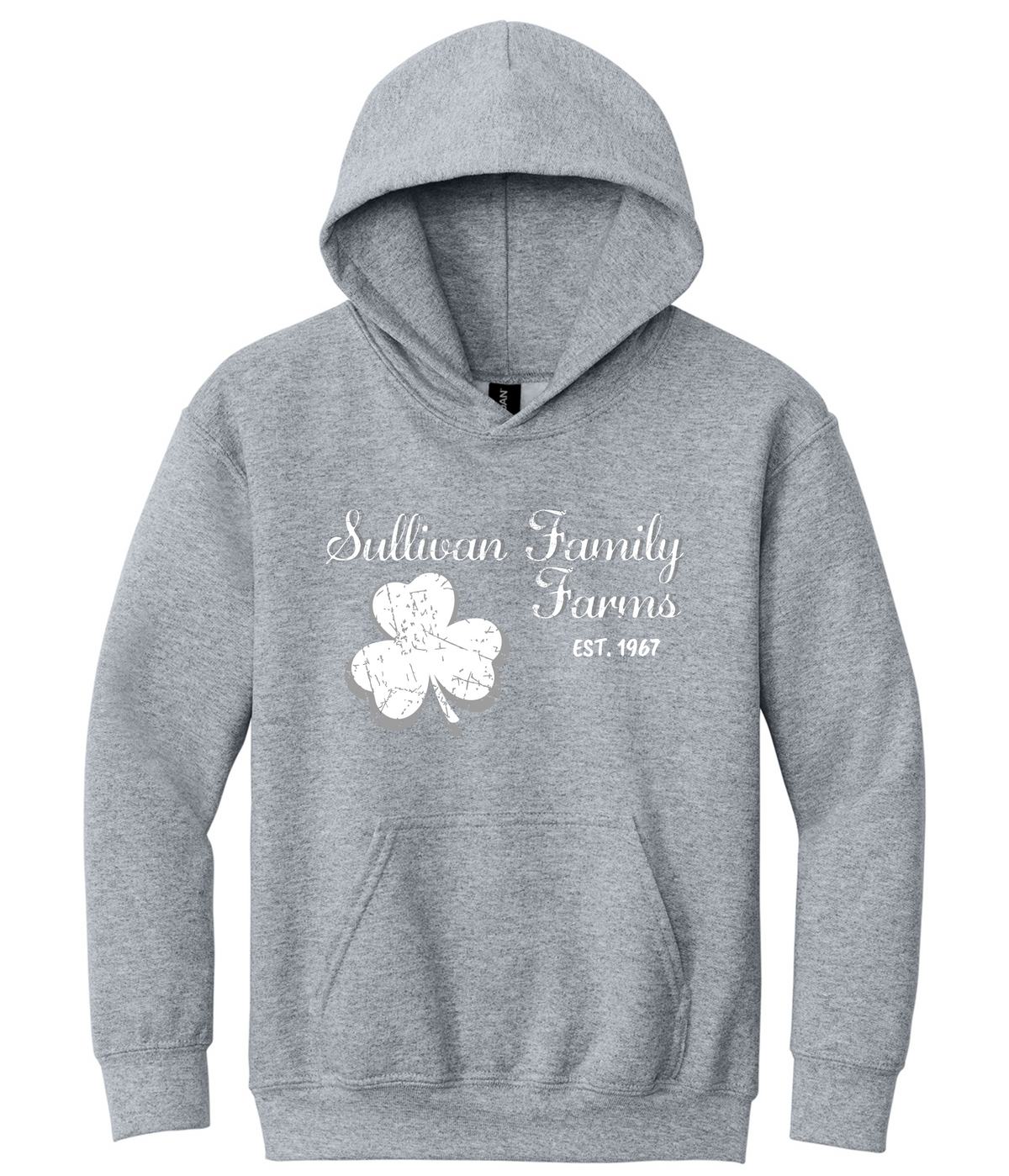 Gildan® YOUTH Heavy Blend™ Hooded Sweatshirt Full Design 18500B