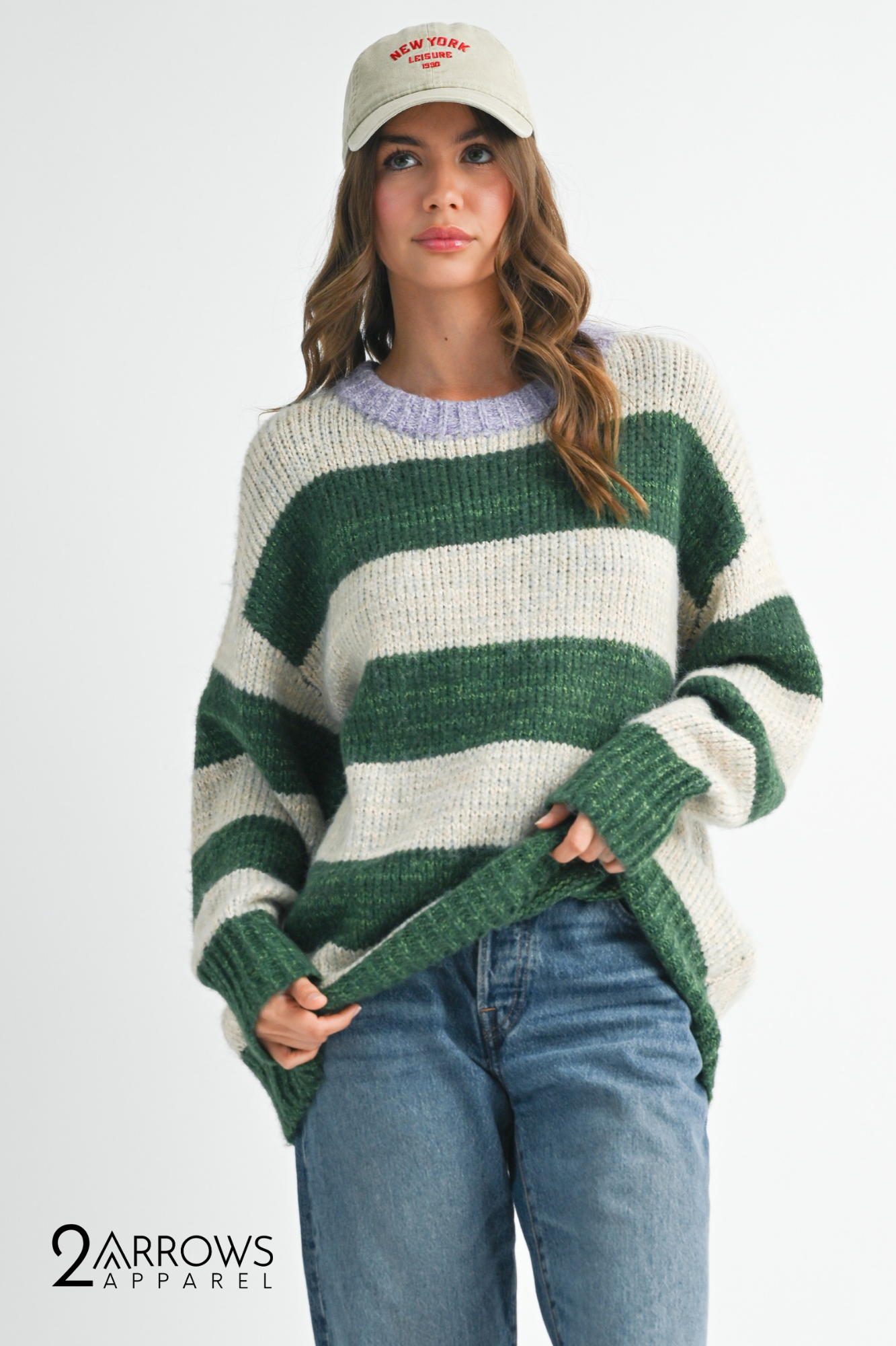 Oversized Striped Sweater