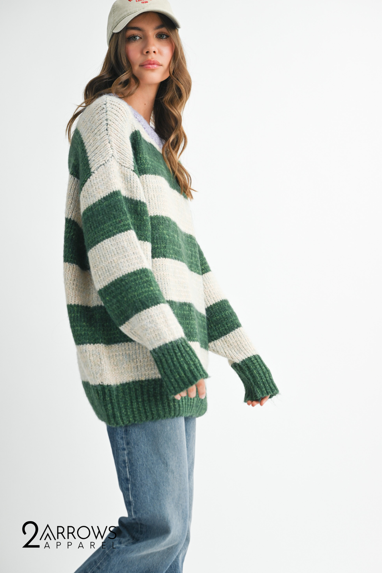 Oversized Striped Sweater