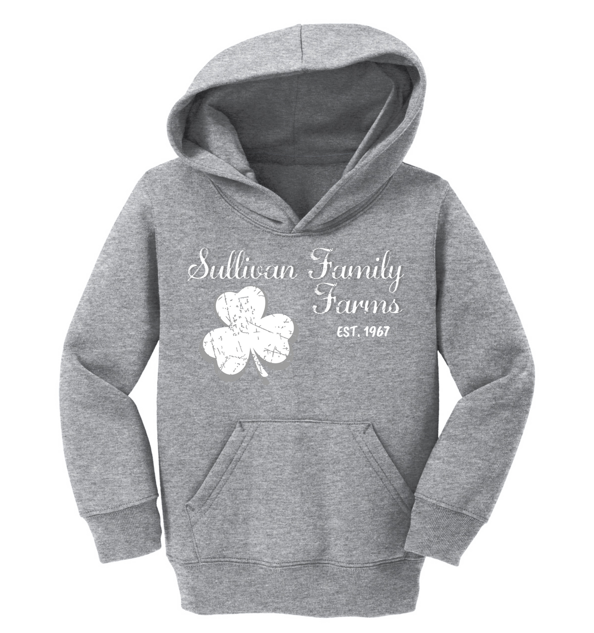 Port & Co® TODDLER Core Fleece Pullover Hooded Sweatshirt Full Design CAR78TH