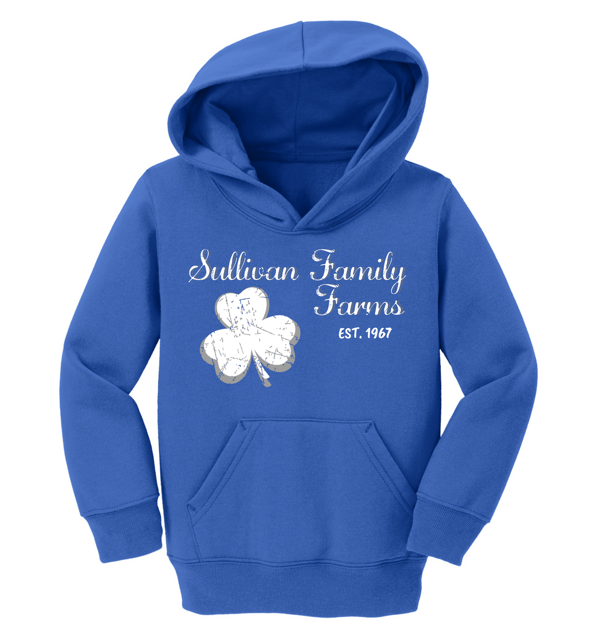Port & Co® TODDLER Core Fleece Pullover Hooded Sweatshirt Full Design CAR78TH