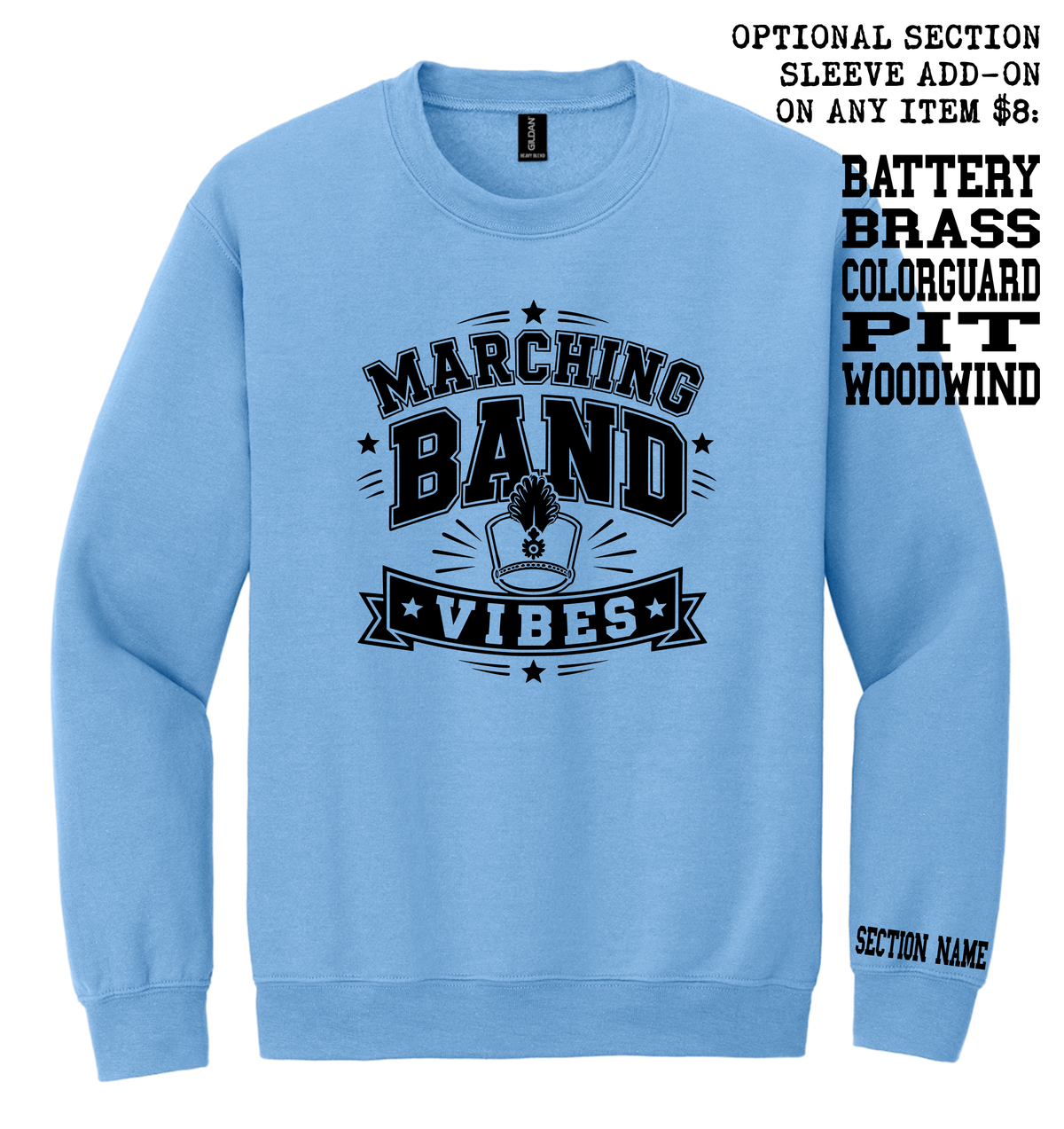 MB Vibes - 18000 Gildan SS Crew