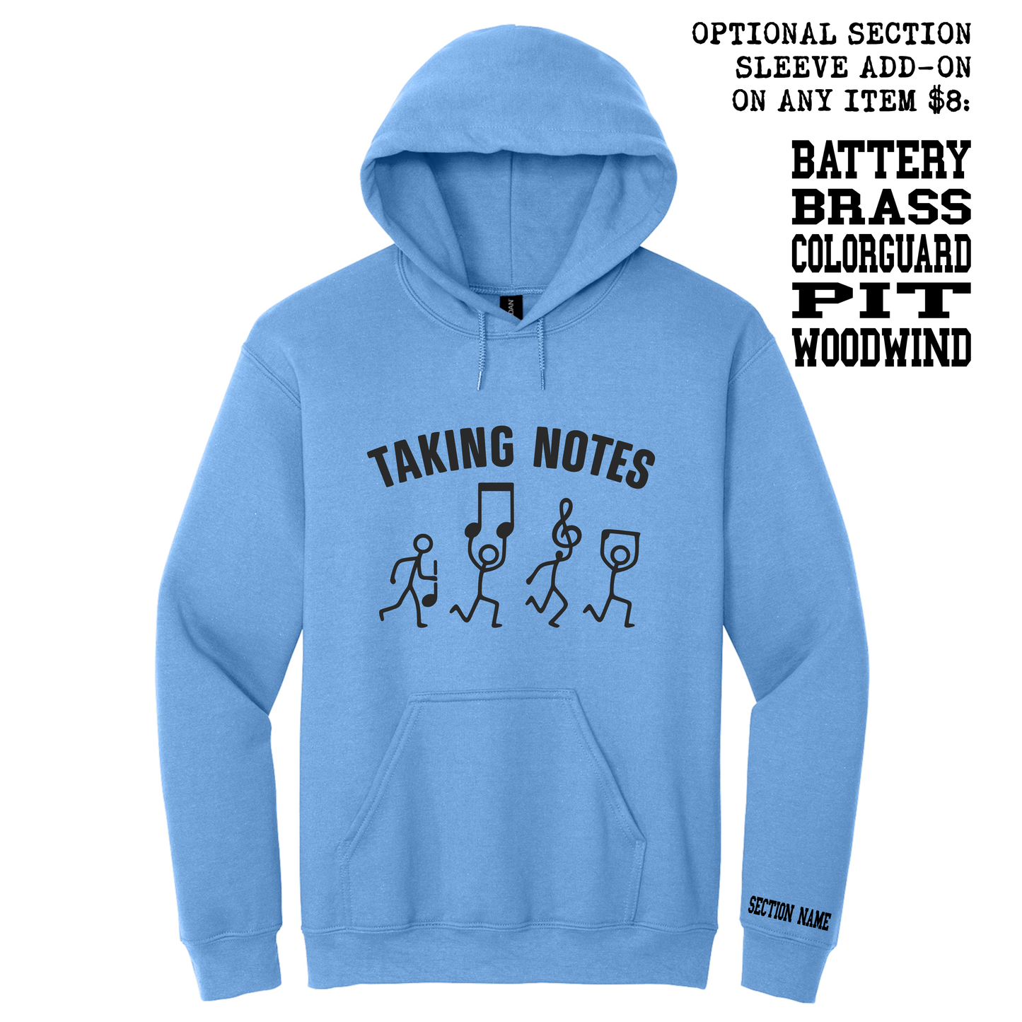 Taking Notes - 18500 Gildan SS Hooded