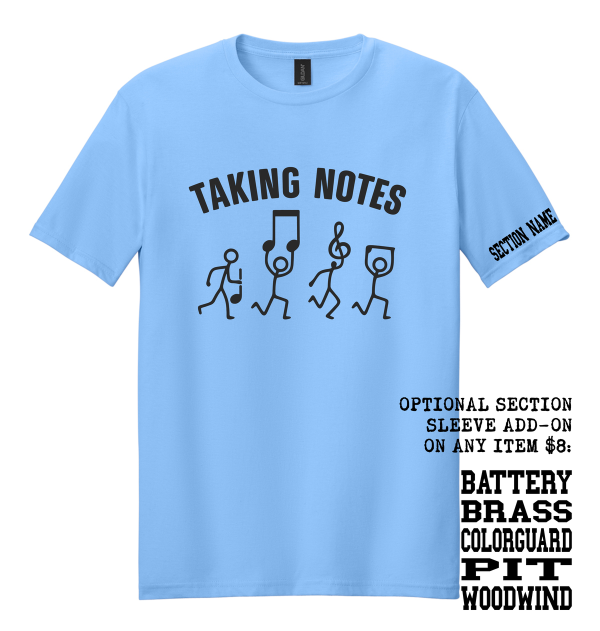 Taking Notes - 64000 Gildan Softstyle Tee
