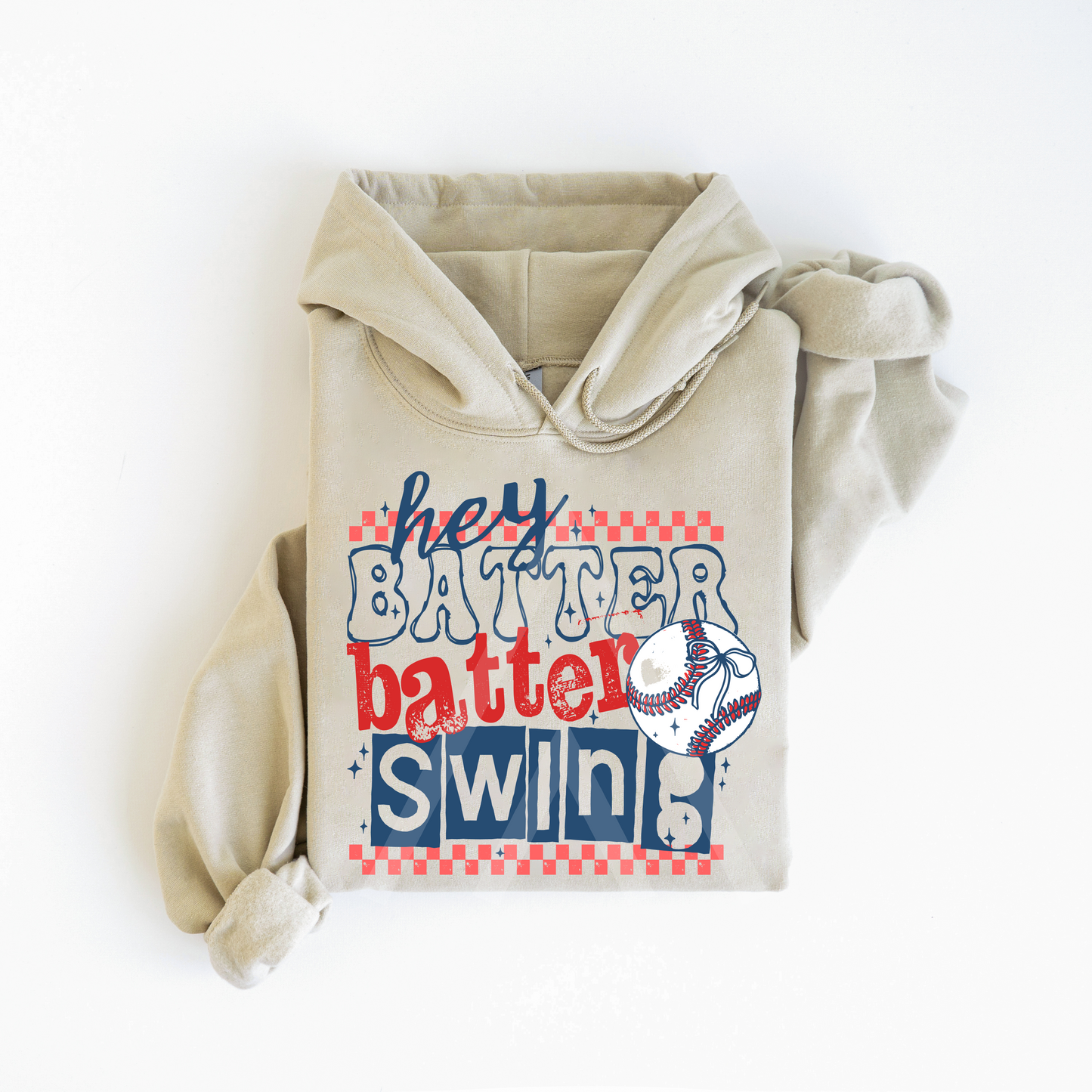 Comic Hey Batter Baseball Sweatshirt