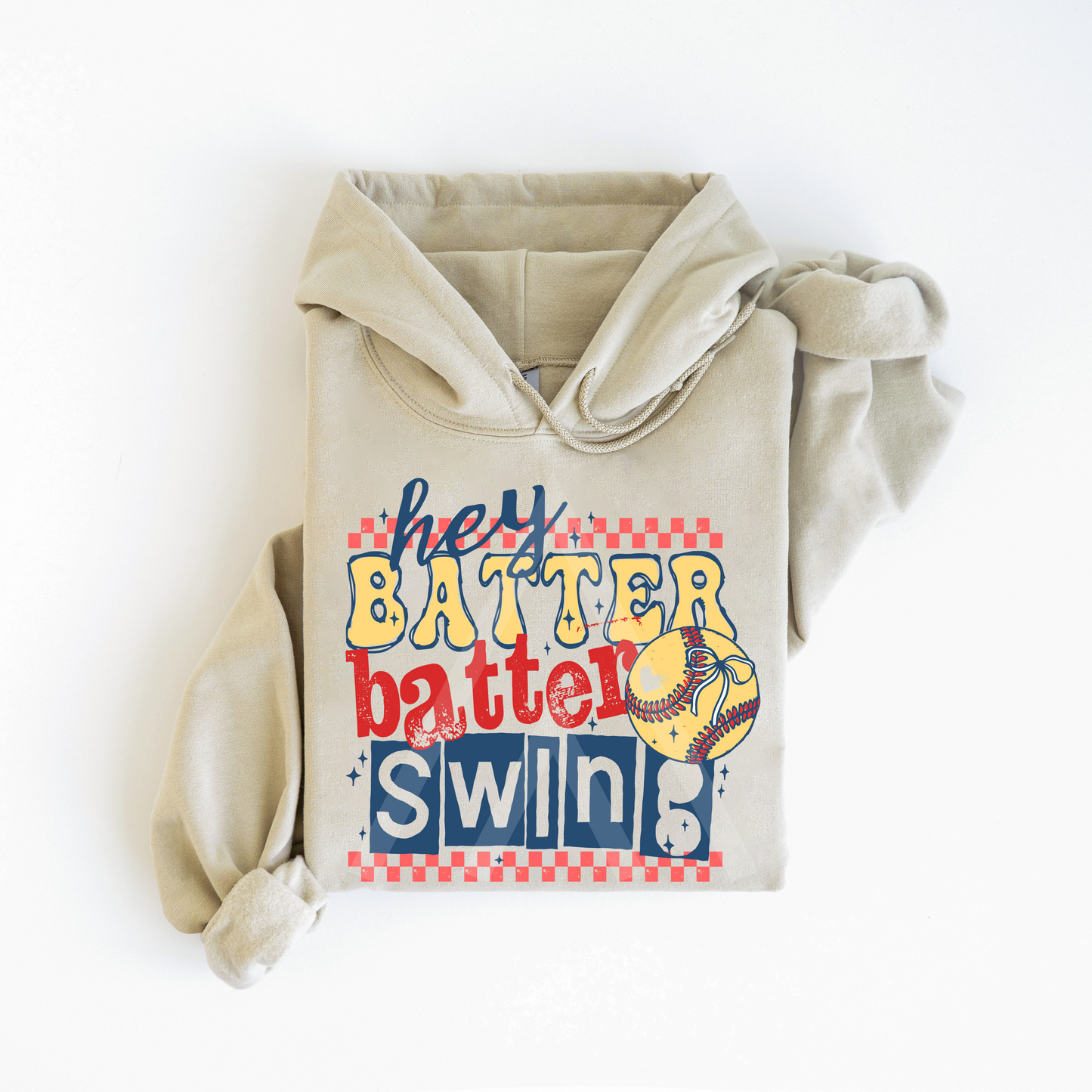 Comic Hey Batter Softball Sweatshirt