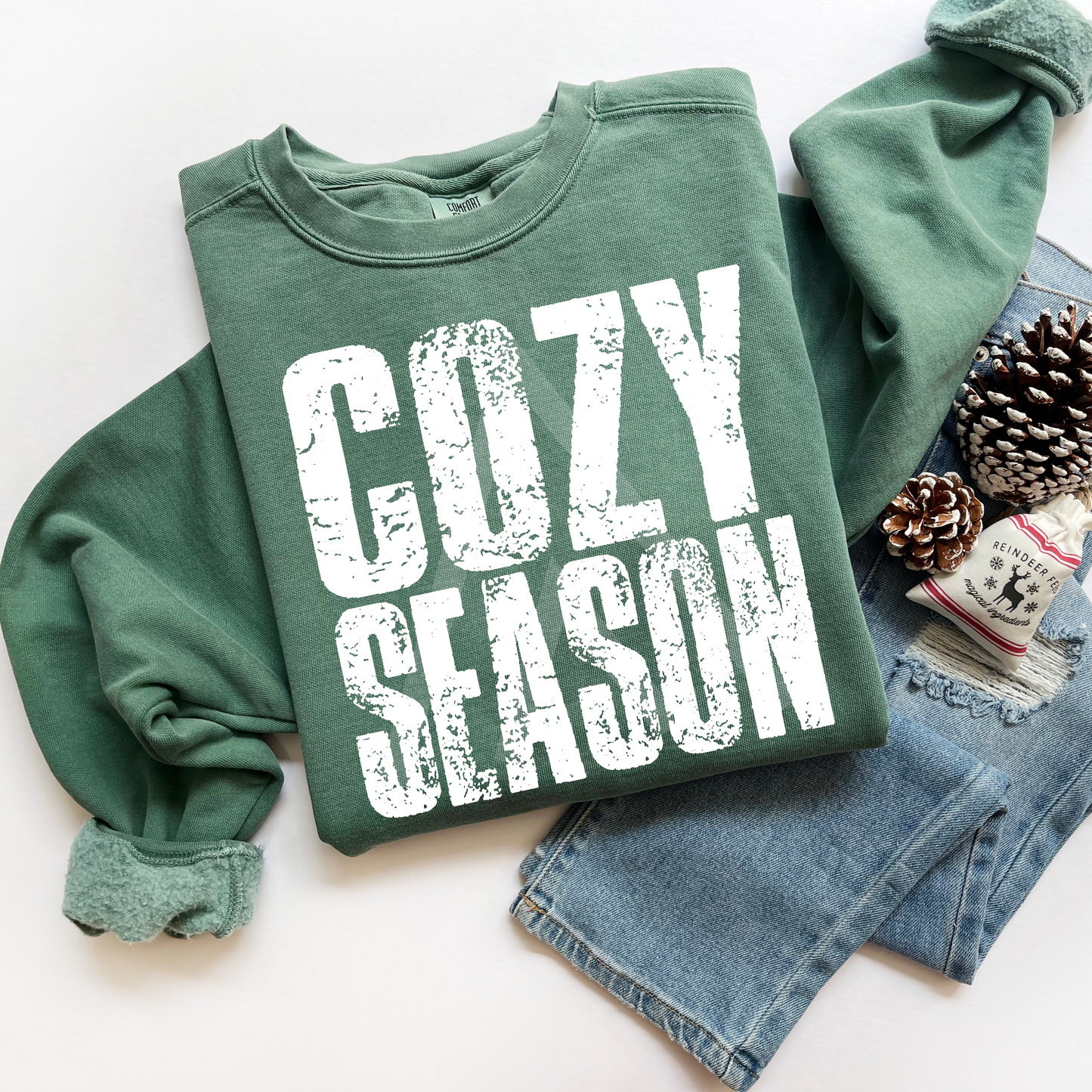 Cozy Season Words Sweatshirt