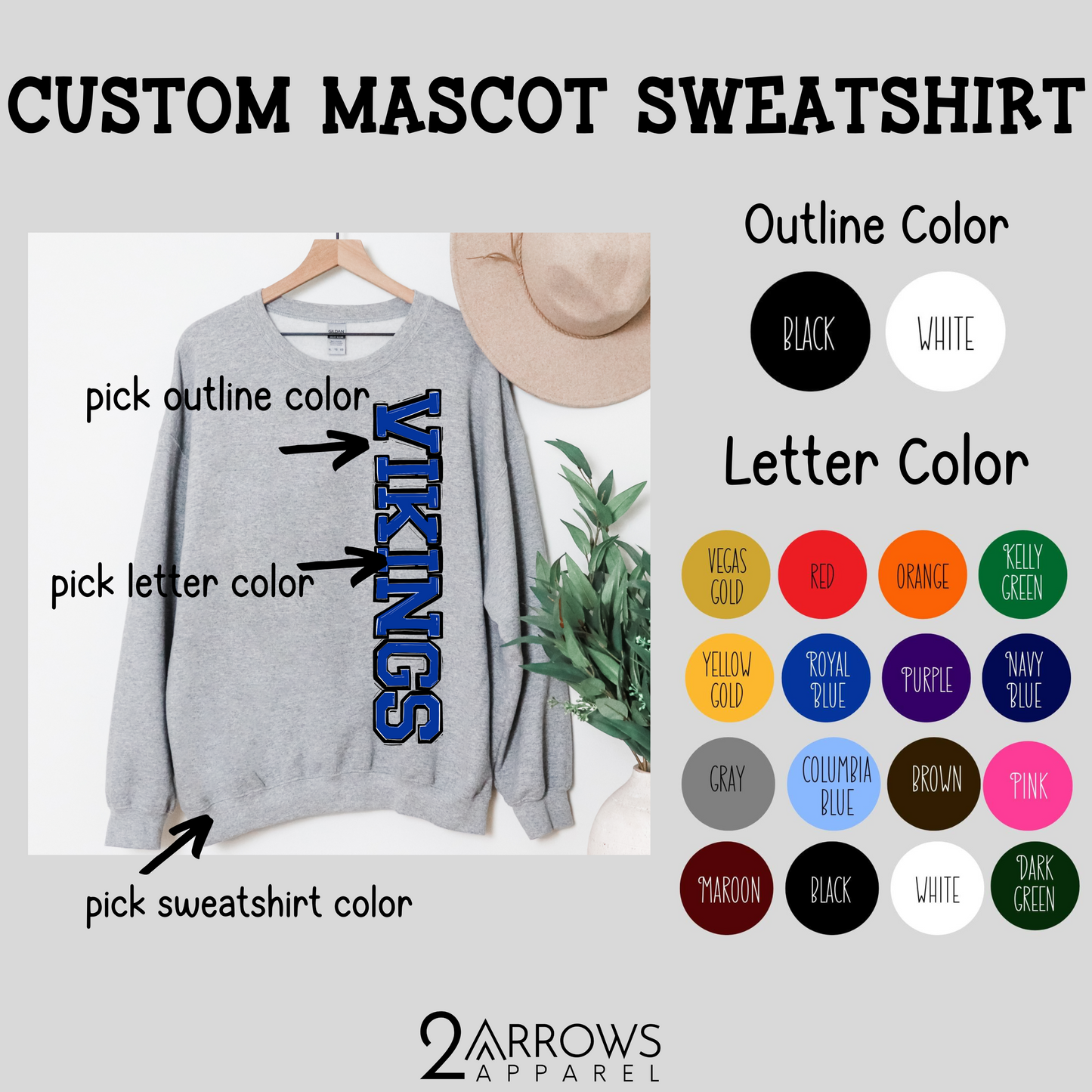 Custom So Sporty Mascot Sweatshirt