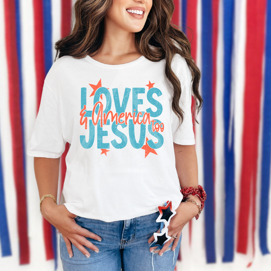 Distressed Loves Jesus