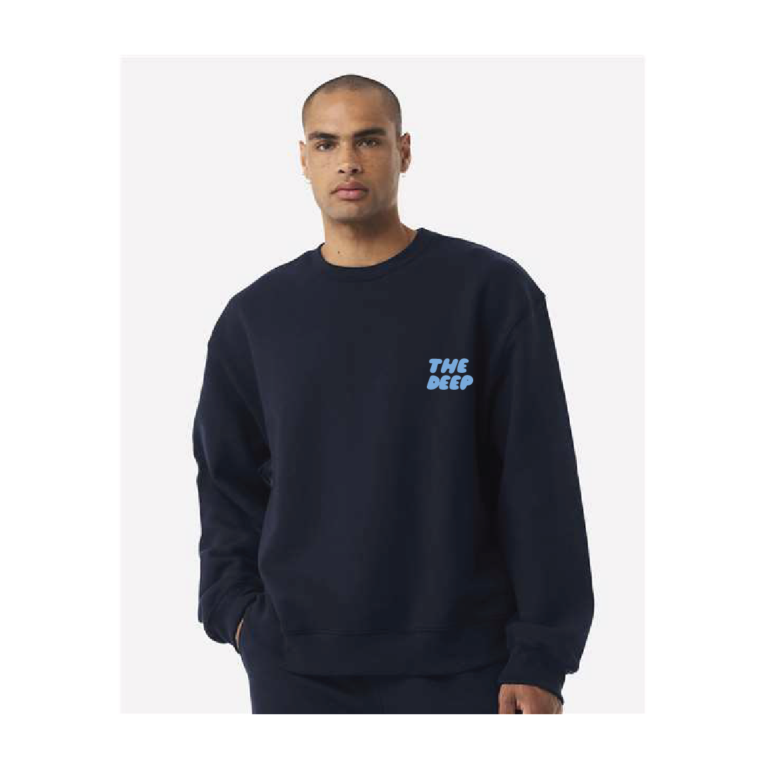 Disciple Club - Crewneck Navy (Puff Print)
