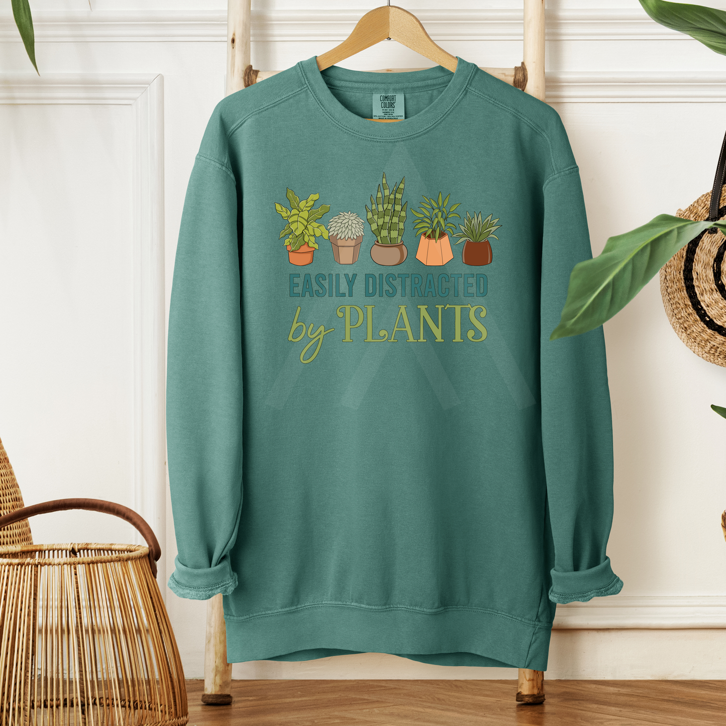 Easily Distracted By Plants Sweatshirt