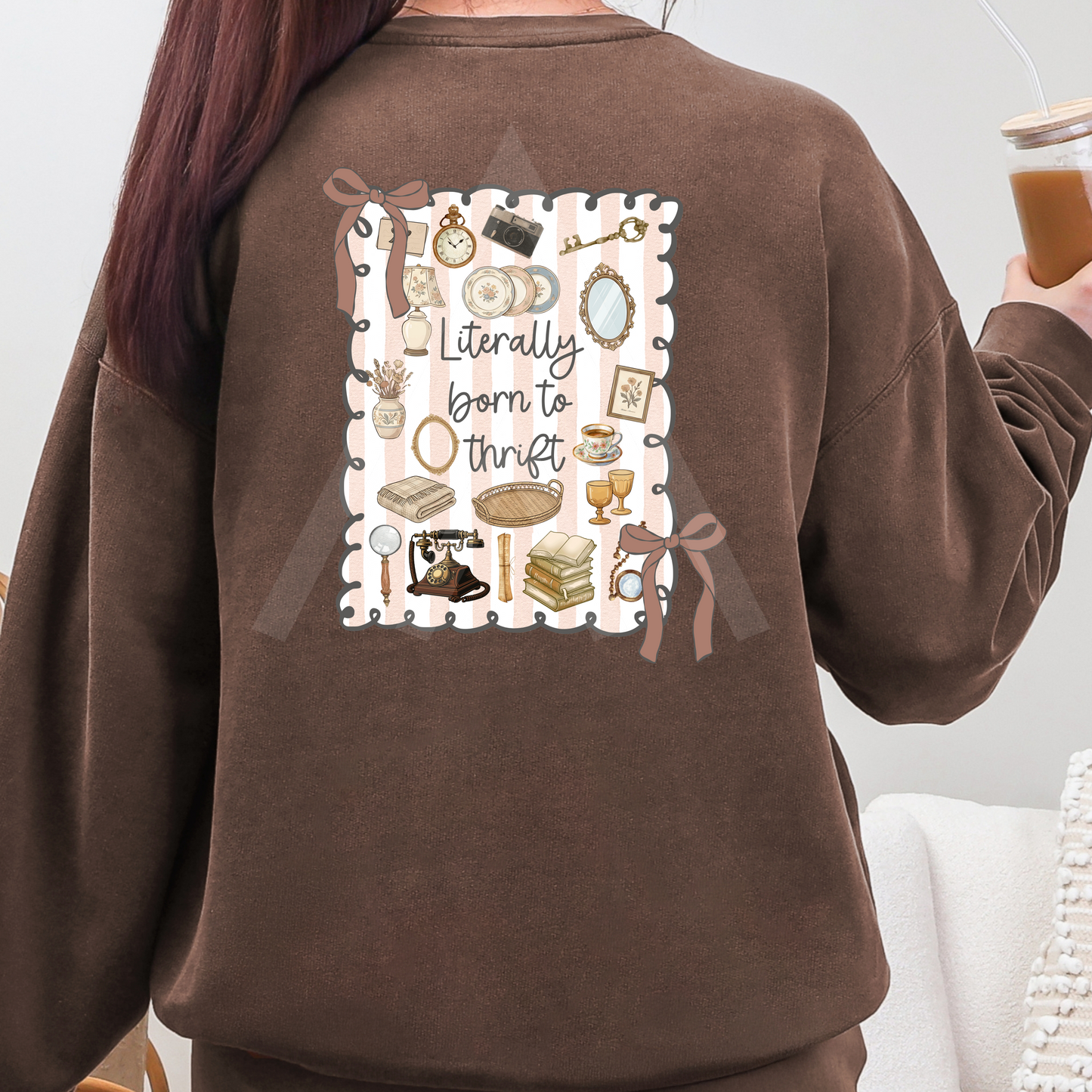 Framed Born Thrift Sweatshirt