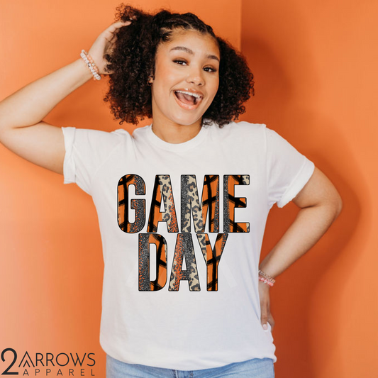 Game Day Basketball Brushstroke