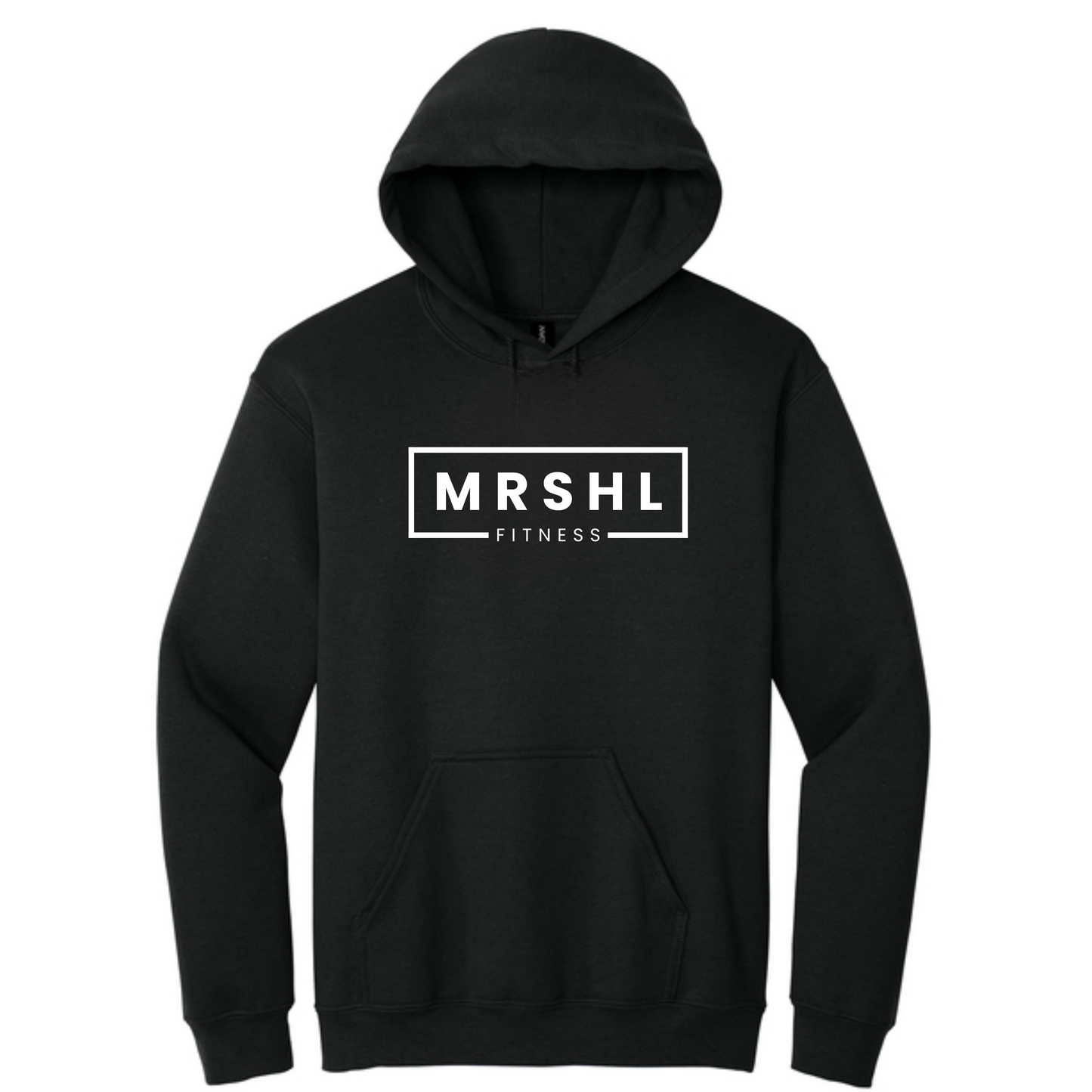 Gildan 18500-MRSHL Fitness-Hoodie-Black