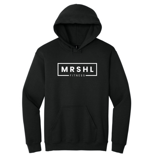 Gildan 18500-MRSHL Fitness-Hoodie-Black
