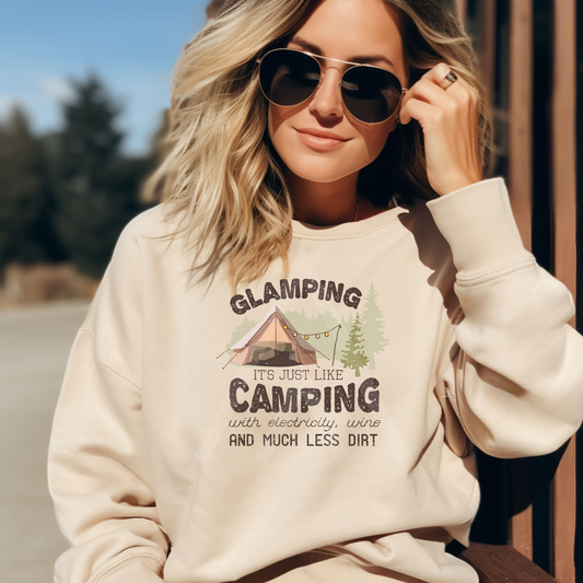Glamping Like Camping Sweatshirt