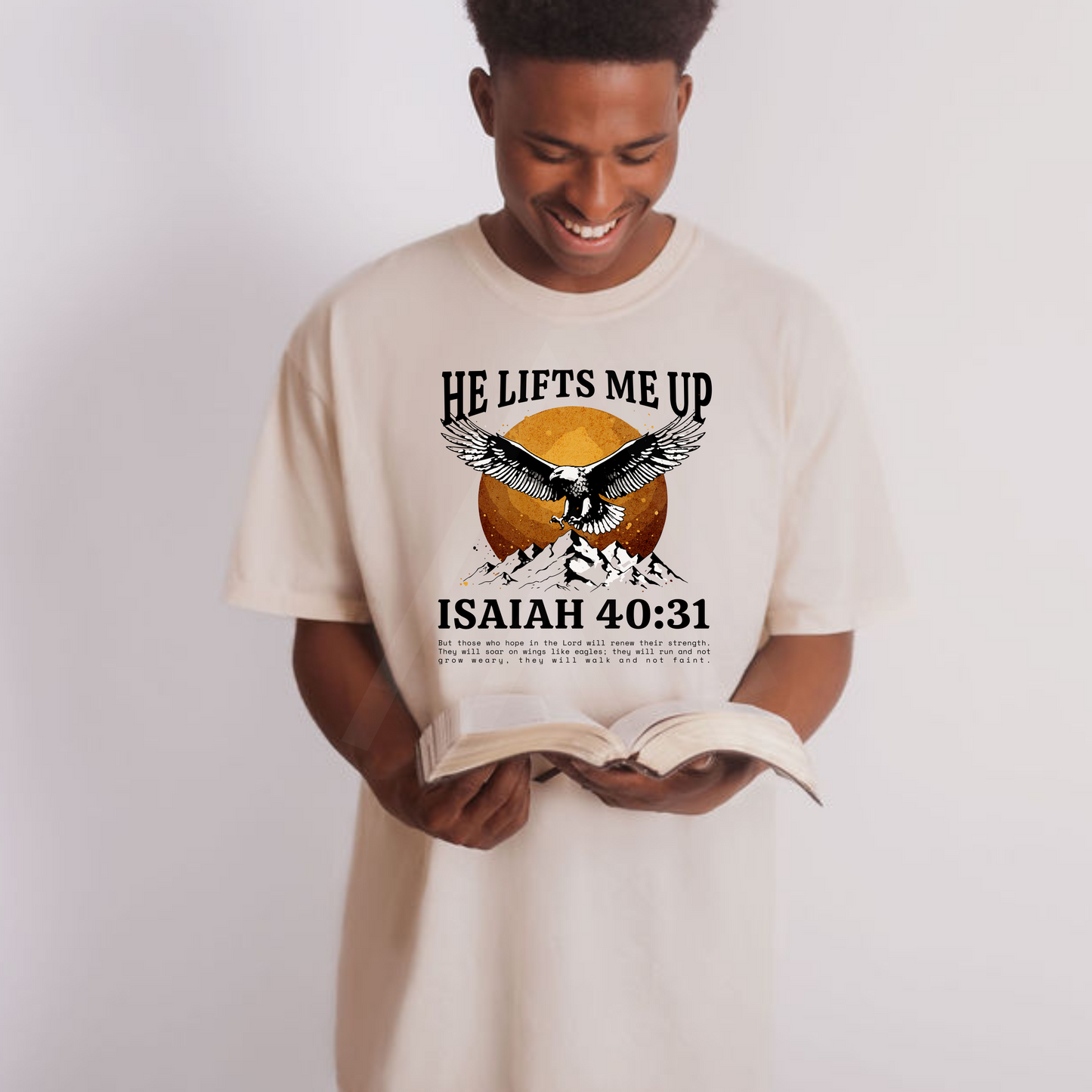 He Lifts Me Up Eagle