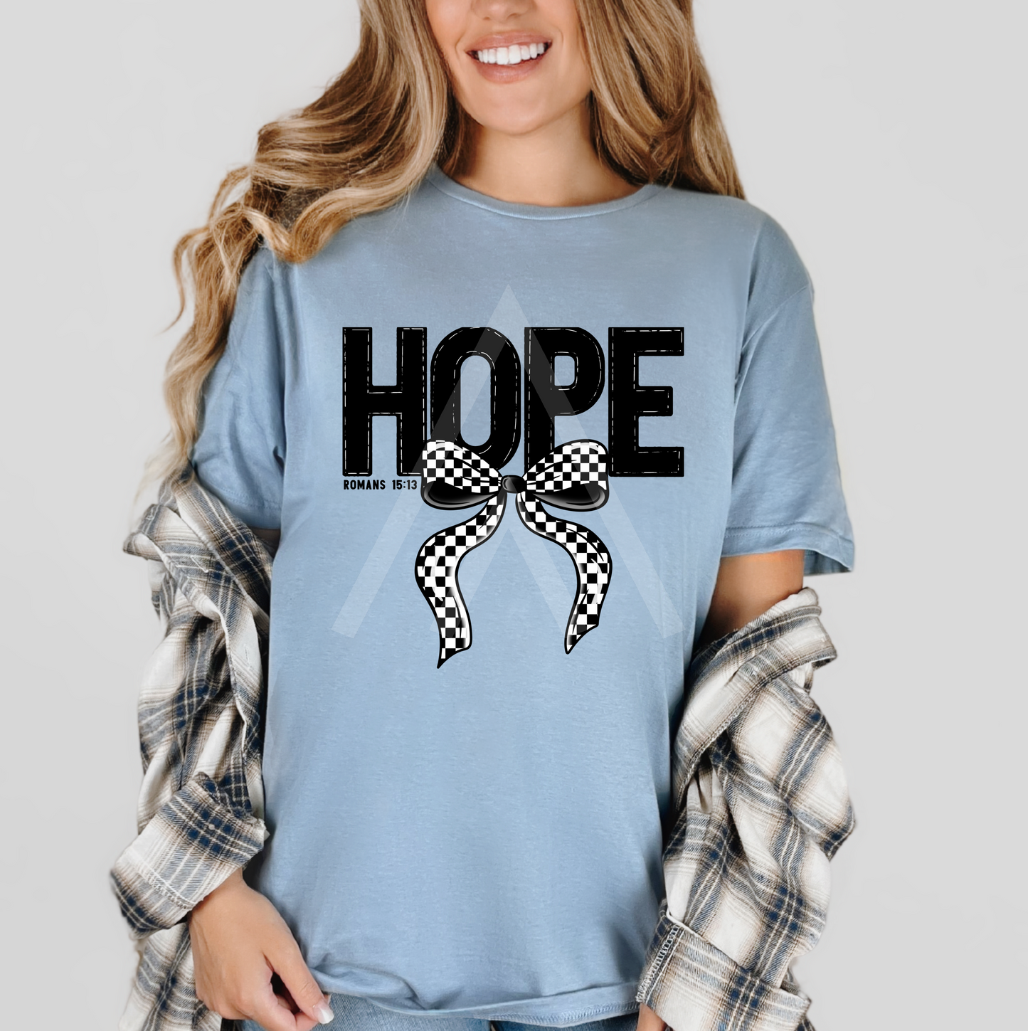 Hope Checkered Bow