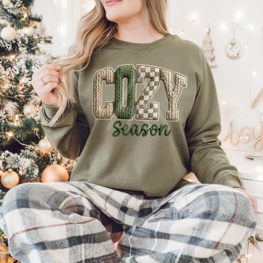 Knitted Cozy Season Sweatshirt