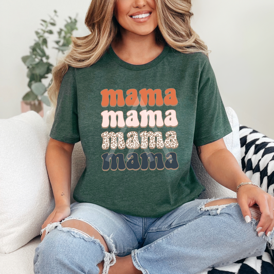 Leopard Stacked Mama
