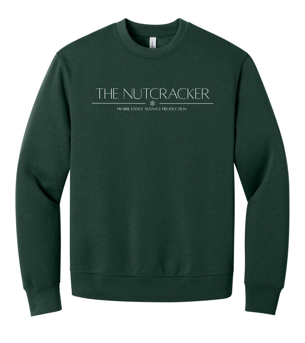 The Nutcracker With Snowflake-Crew Neck Sweatshirt