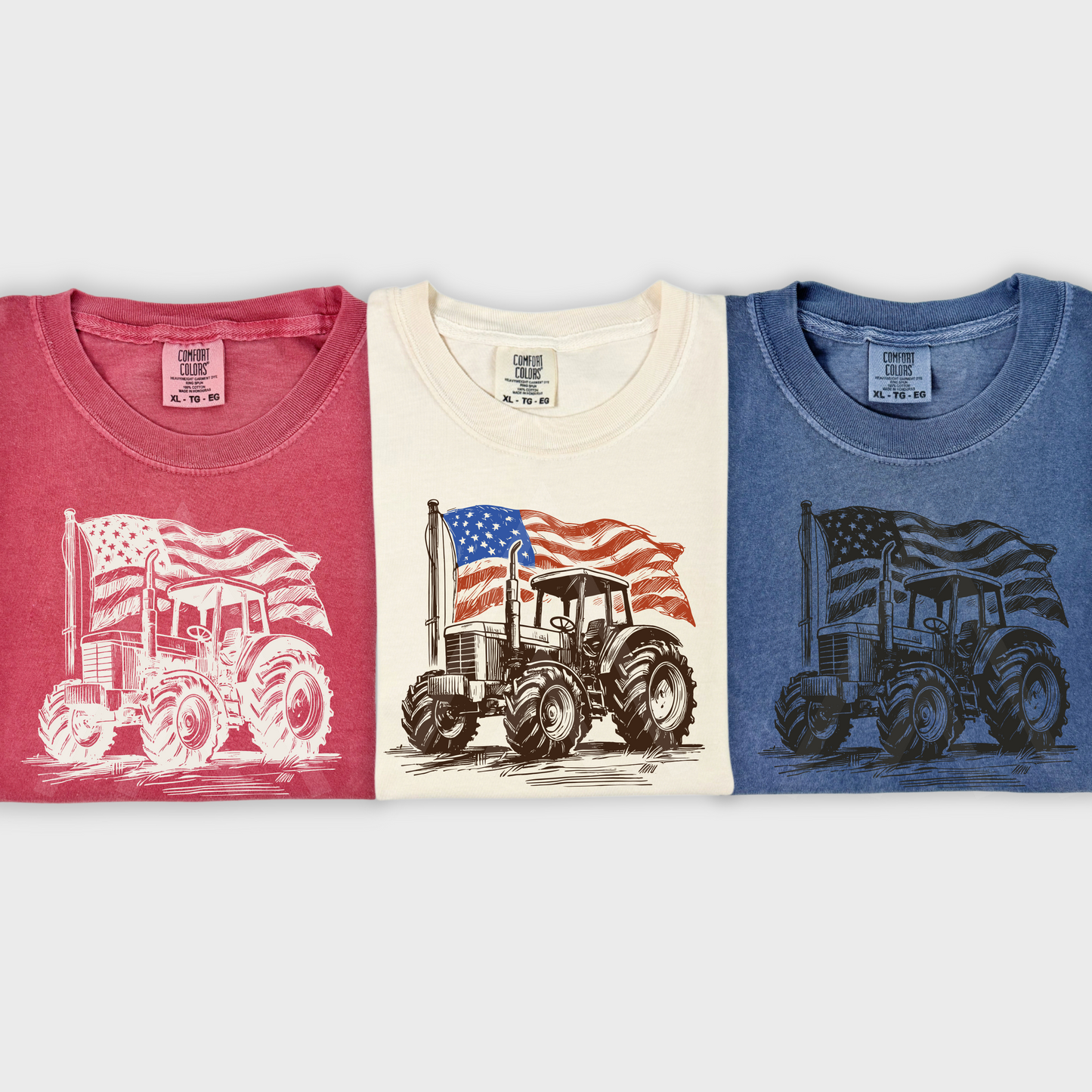 Patriotic Tractor