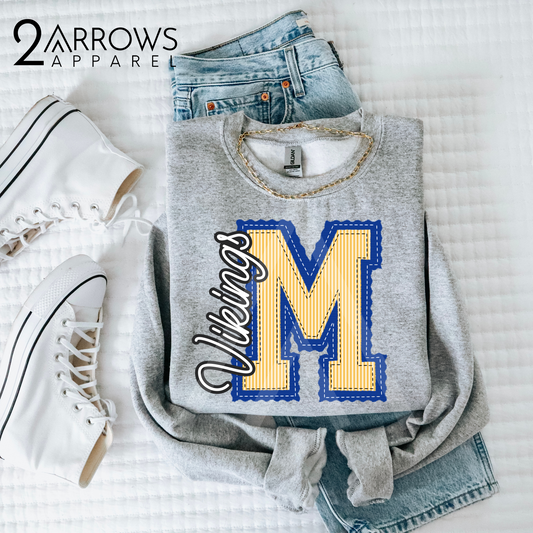 Prepster Mascot Sweatshirt - Minneota Vikings
