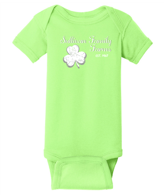 Rabbit Skins™ Infant Short Sleeve Baby Rib Bodysuit RS4400
