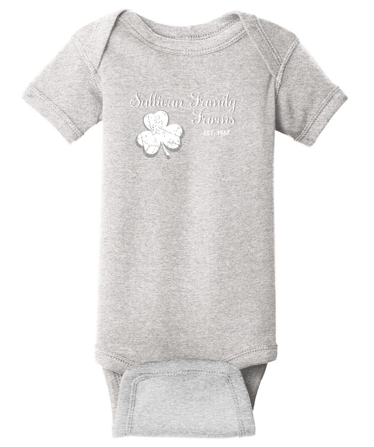 Rabbit Skins™ Infant Short Sleeve Baby Rib Bodysuit RS4400