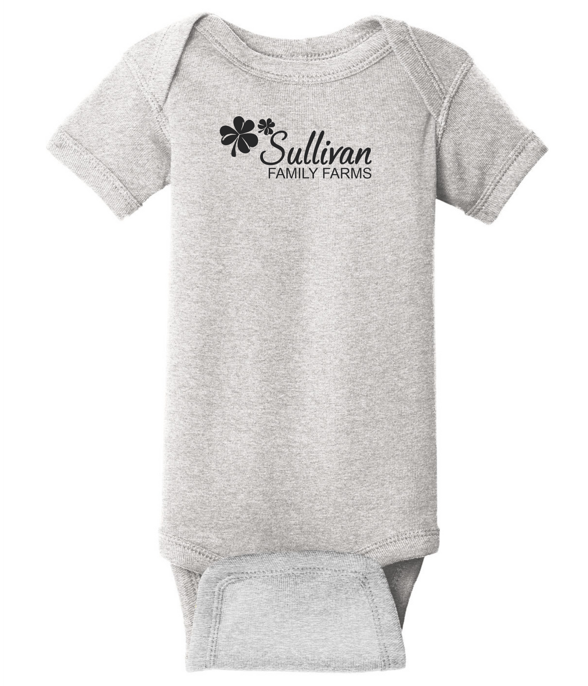 Rabbit Skins™ Infant Short Sleeve Baby Rib Bodysuit RS4400