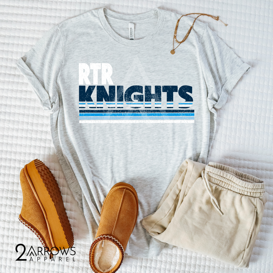 Retro Stripe Mascot- Knights