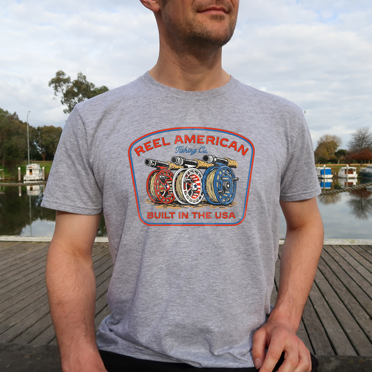 Reel American Fly Fishing Distressed