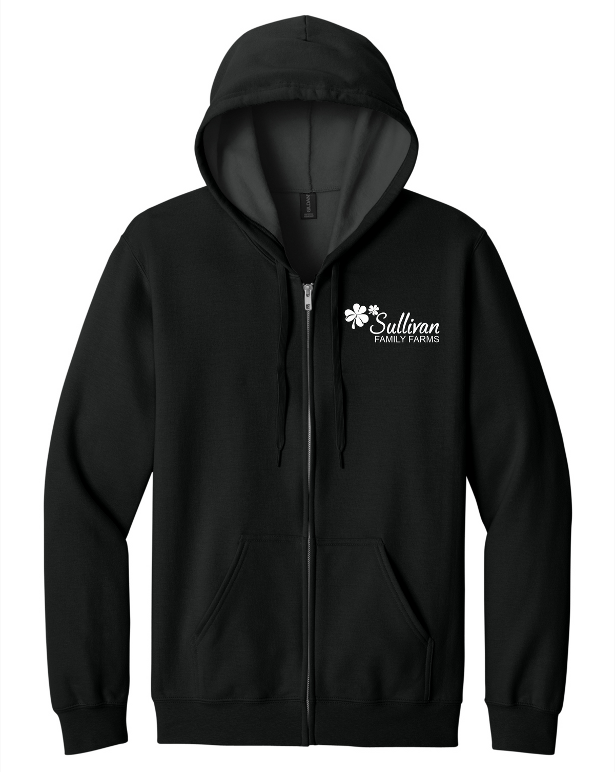 Gildan Softstyle® Full-Zip Hooded Sweatshirt Pocket Logo SF600