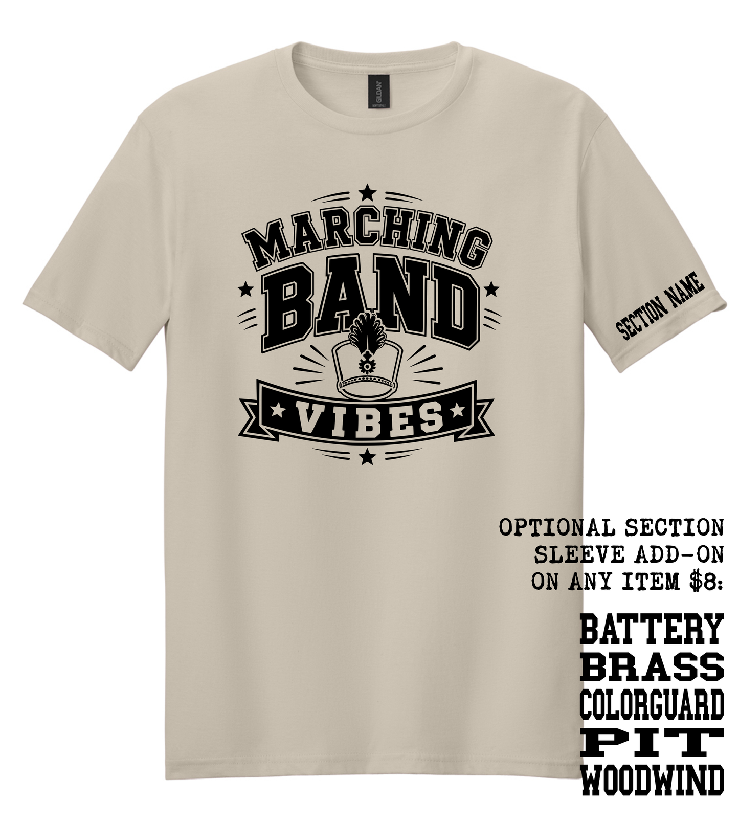 MB Vibes - 64000 Gildan Softstyle Tee