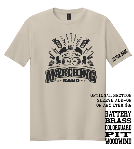 Marching Band POE - 64000 Gildan Softstyle Tee