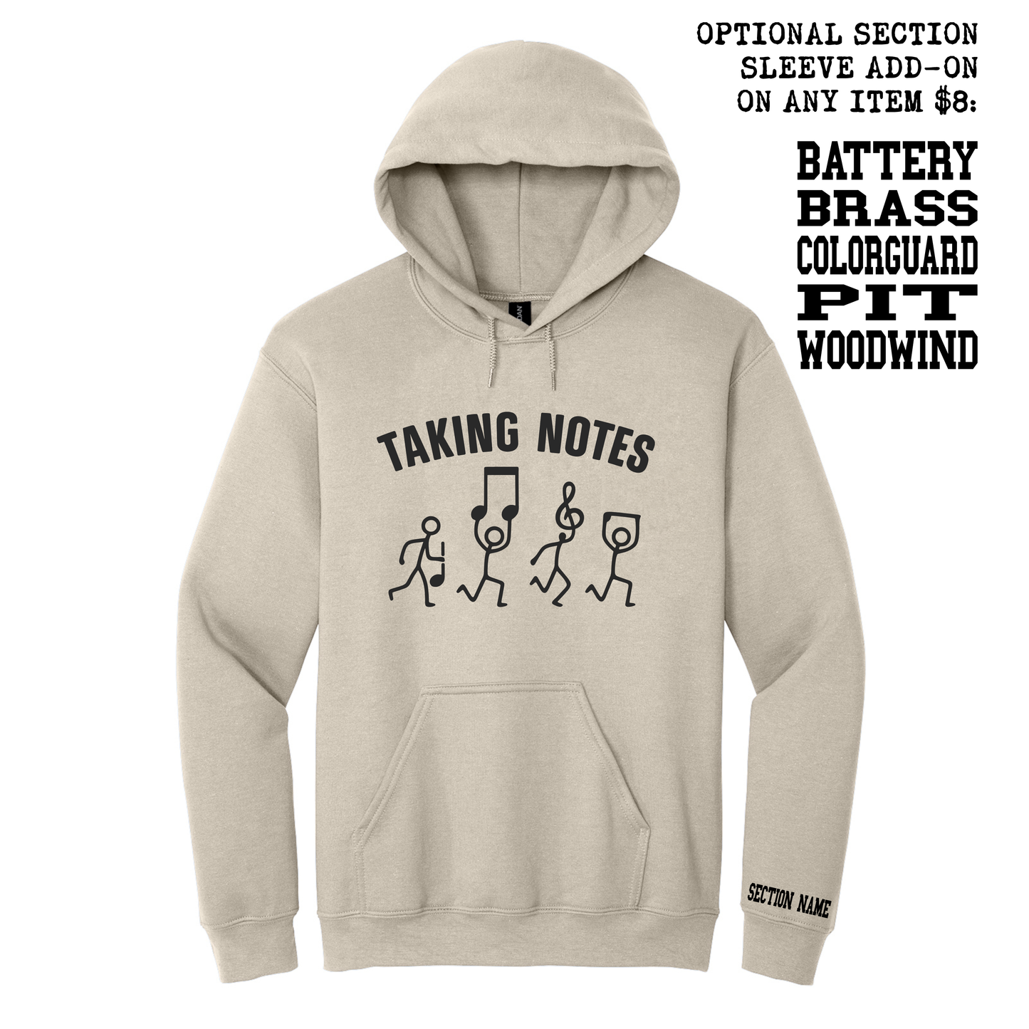 Taking Notes - 18500 Gildan SS Hooded