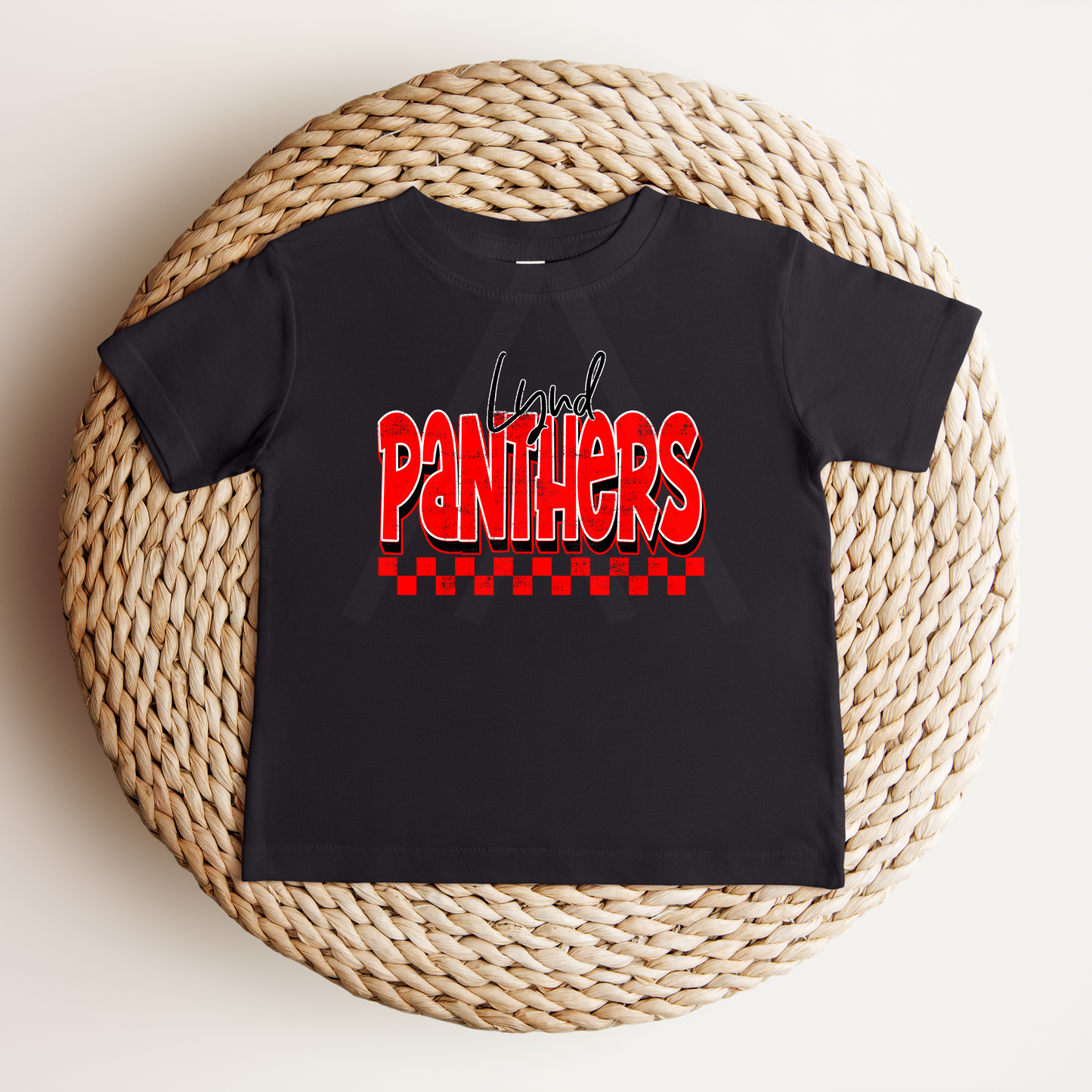 School Spirit Grunge Mascot- Lynd Panthers